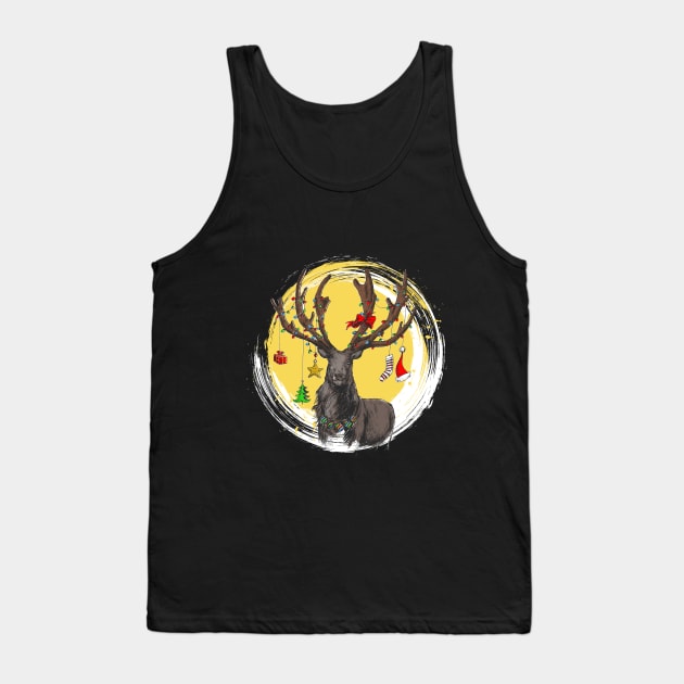 Reindeer gift Tank Top by Whatastory